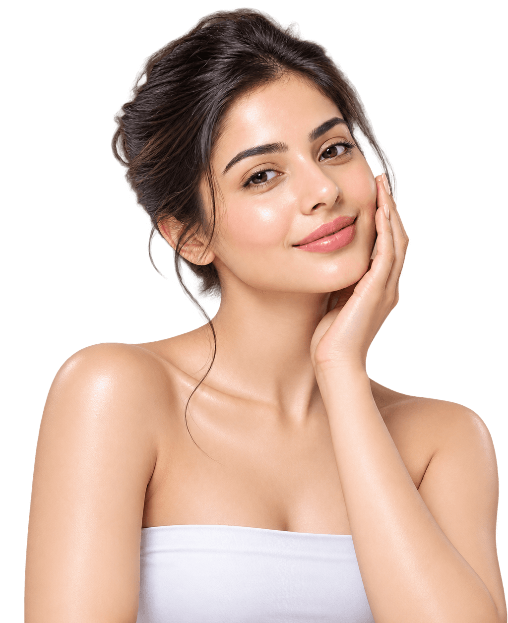 Female clear skin